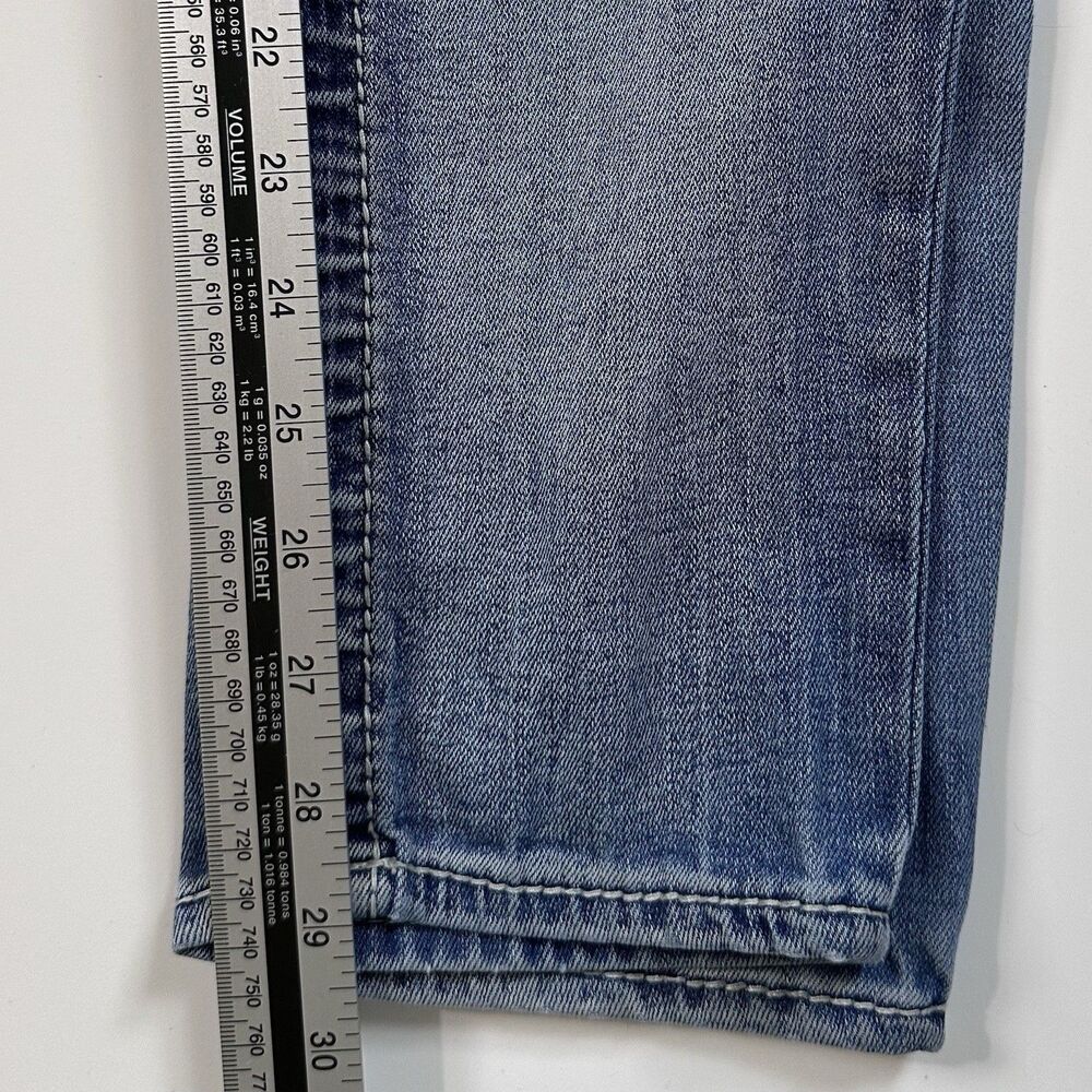 Daytrip Virgo Skinny Jeans Womens 27R Light Wash Stretch Skinny Denim Buckle - Picture 6 of 7